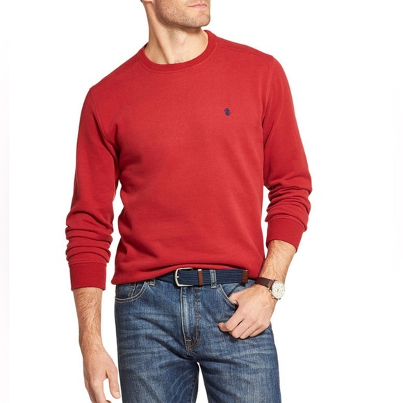 Izod Other - IZOD Varsity Supersoft Biking Red Sweatshirt Sweater